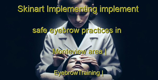 Skinart Implementing implement safe eyebrow practices in Monteview area | EyebrowTraining | EyebrowClasses | SkinartTraining-United States